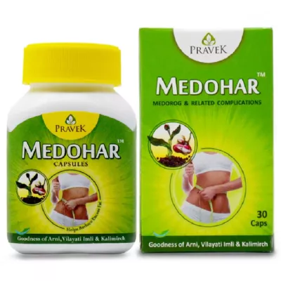 PRAVEK MEDOHAR CAPSULE (4 BOTTLES FOR 1 MONTH)