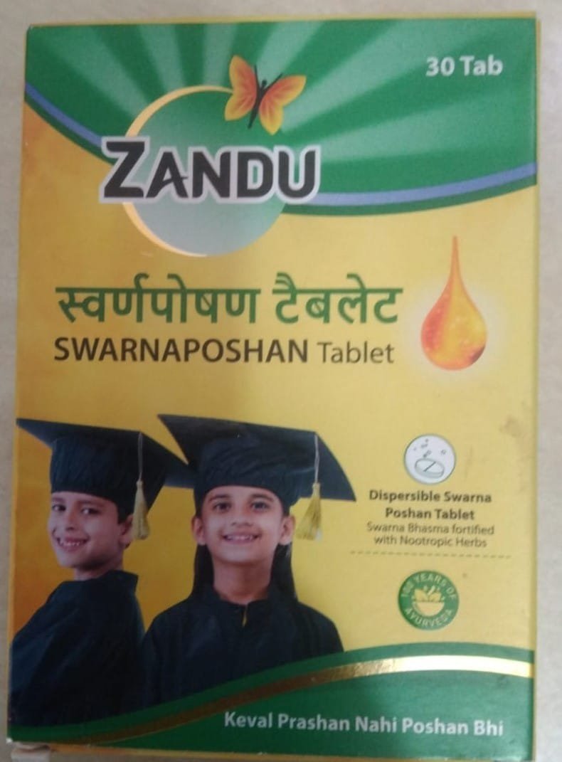 Zandu Swarnaposhan Gold Infused Rasayana Tablets (30 Tabs)