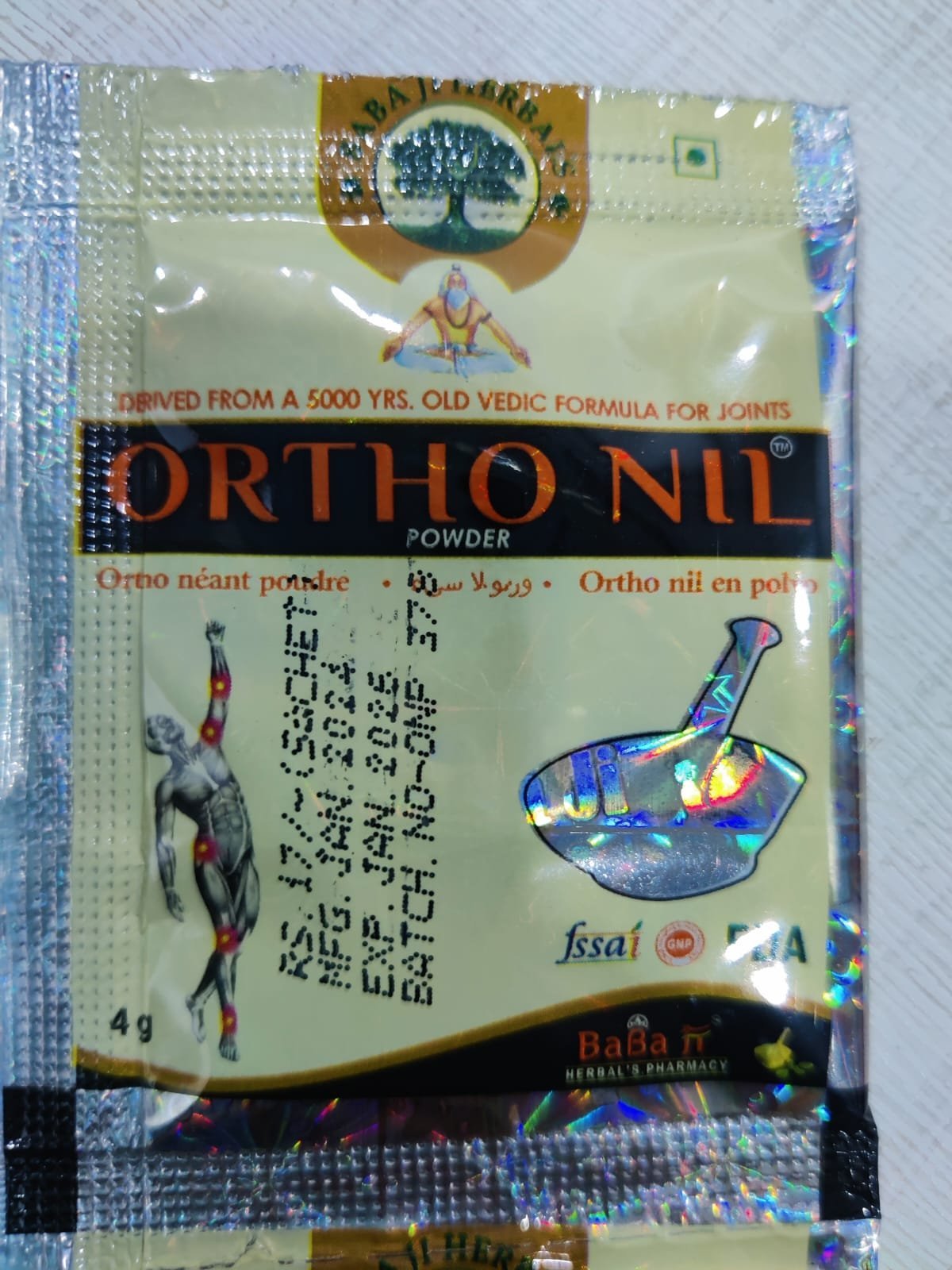 Babaji Herbals Ortho Nil Powder (56 Pice)