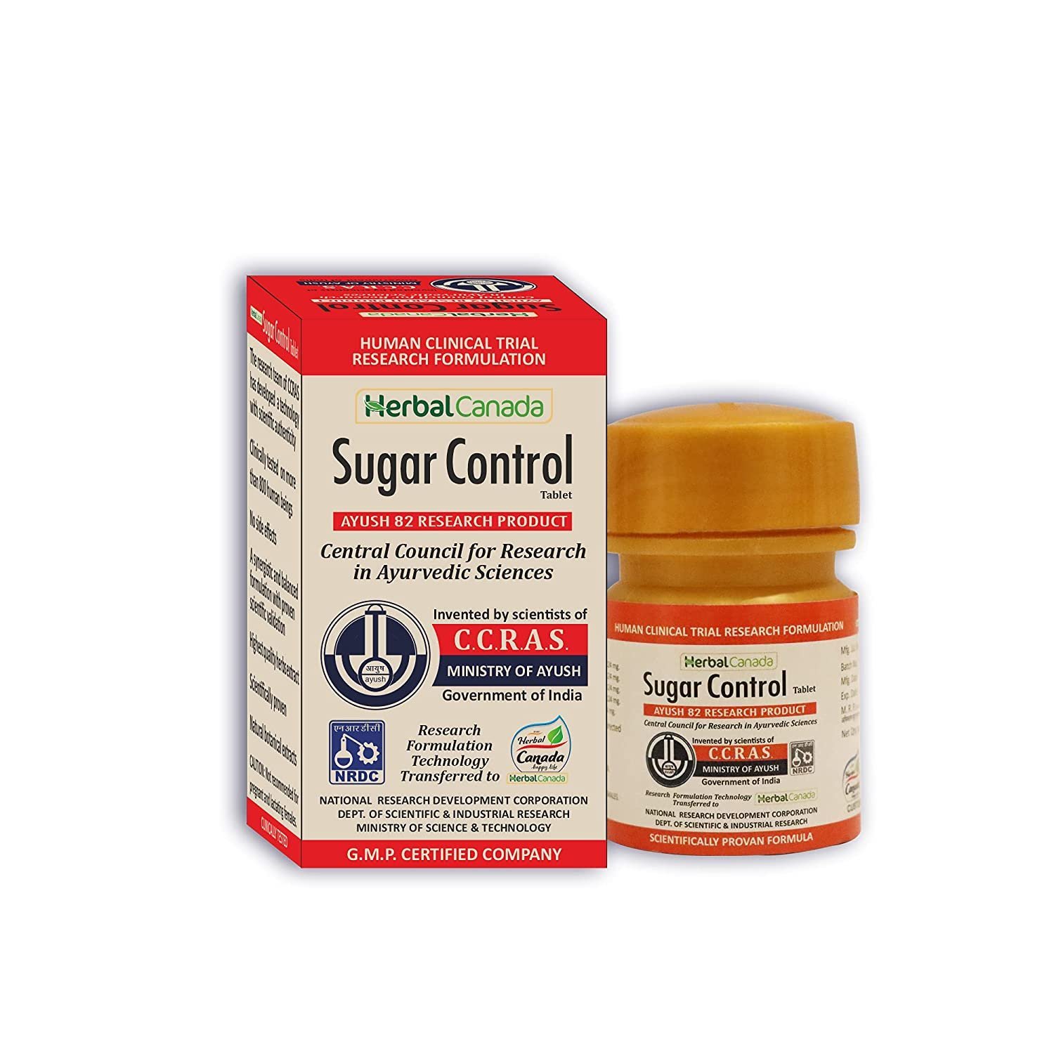 Herbal Canada Sugar Control Ayurvedic 60 Tablets Pack of 2