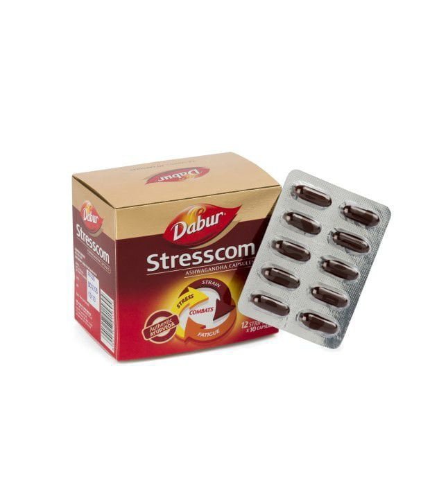 DABUR STRESSCOM (1 BOX 120 CAPS ) )